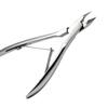 Premium Russian-Style Stainless Steel Cuticle Nippers with Double Spring and Pointed Tip for Precision Hangnail and Dead Skin Removal