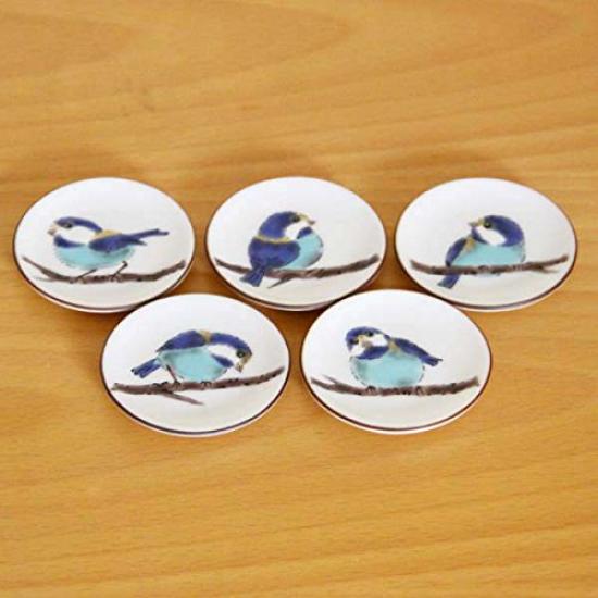 Kutani ware Seikou ovn Hime tallerken (sett med 5) Sanjaku SK-386 [Pinnestøtte, liten bønnefat]