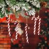 6/12/18 Pcs Candy Cane Christmas Decorations, Holiday Party Supplies for Christmas Tree Decoration
