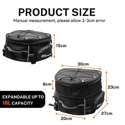 Motorcycle Tail Bag Multifunction Rider Backpack Rear Seat Bag High Capacity For BMW ADV R1200GS YAMAHA MT Honda Kawasaki Z900