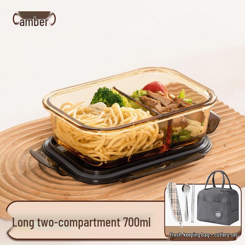 Handon Glass Divided Lunch Box