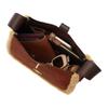 Coach Hadley 24 Adjustable Shoulder Strap Suede And Refined Pebble Leather Crossbody Bag Medium Vintage Brown Women crossbody bag CCZ26-IMYMY