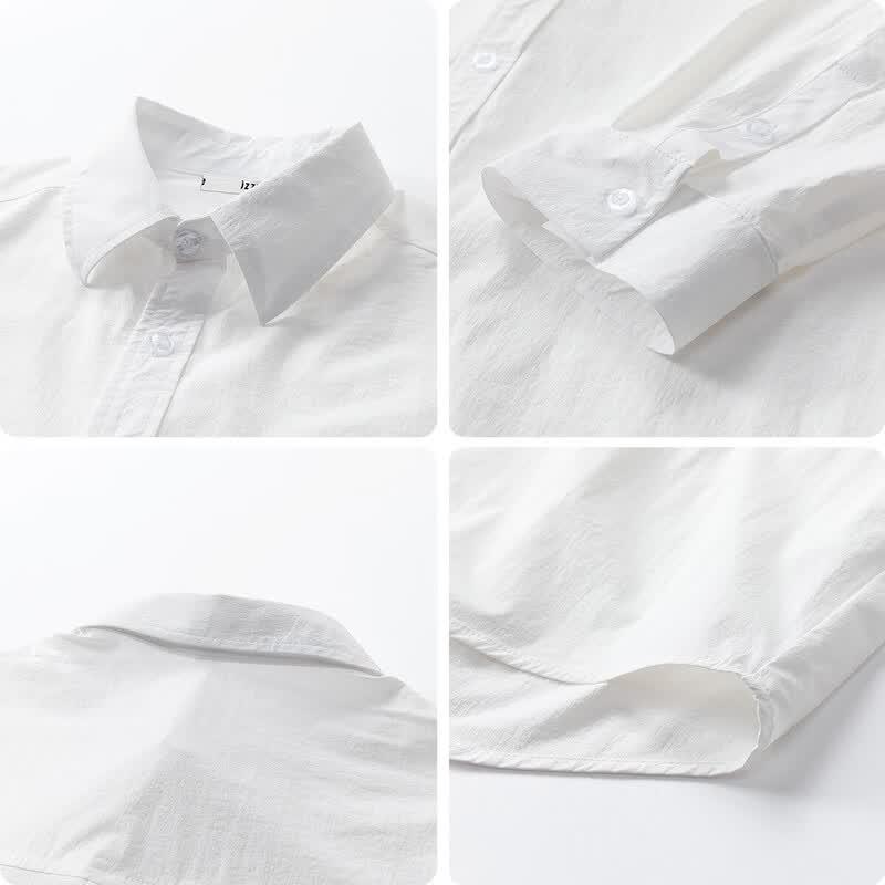 Izzueit Men's Ice Silk Cooling Casual Shirt