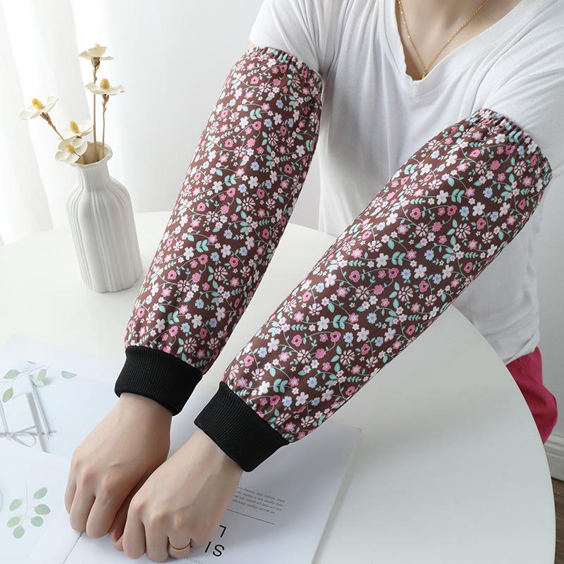 Öl- und Fleckenbeständige Polyester-Baumwoll-Armschoner für Damen & Herren - Schützende Arbeits- und Reinigungsärmel für Herbst und Winter