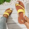 Fashion Women Minimalist Slippers Summer Outdoor Beach Slippers 2025 New Fashion Flat Sandals Vacation Leisure Woman Shoes Slides Women
