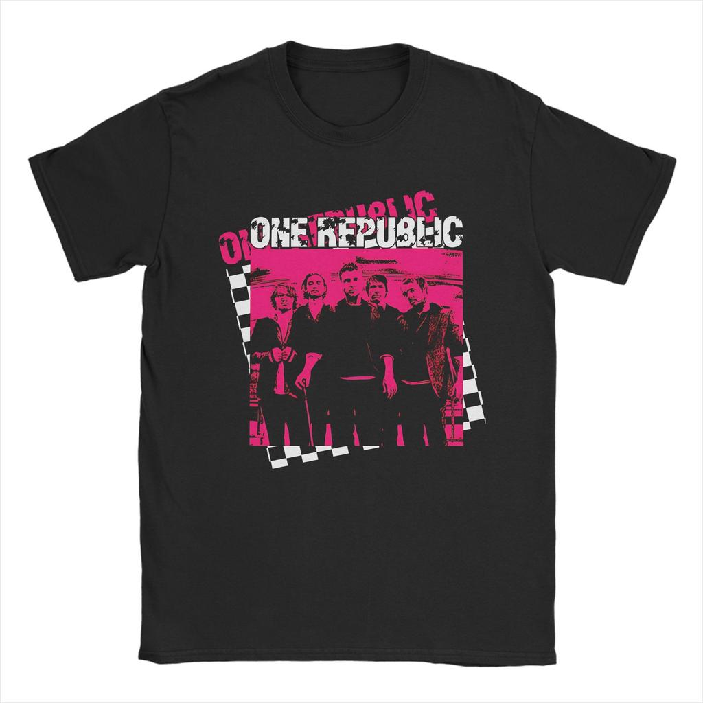 Novinka OneRepublic Escape To Europe 2025 Tour Tričko pro muže ženy Bavlněná trička Krátký rukáv Oblečení