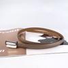Leather Women's Thin Leather Belt with Casual Pants Jeans Women's Belt Versatile and Fashionable