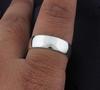 Solid 925 Sterling Silver Plain Silver Band Ring Handmade Designer Ring Boho Ring Unisex Gift Statement Ring