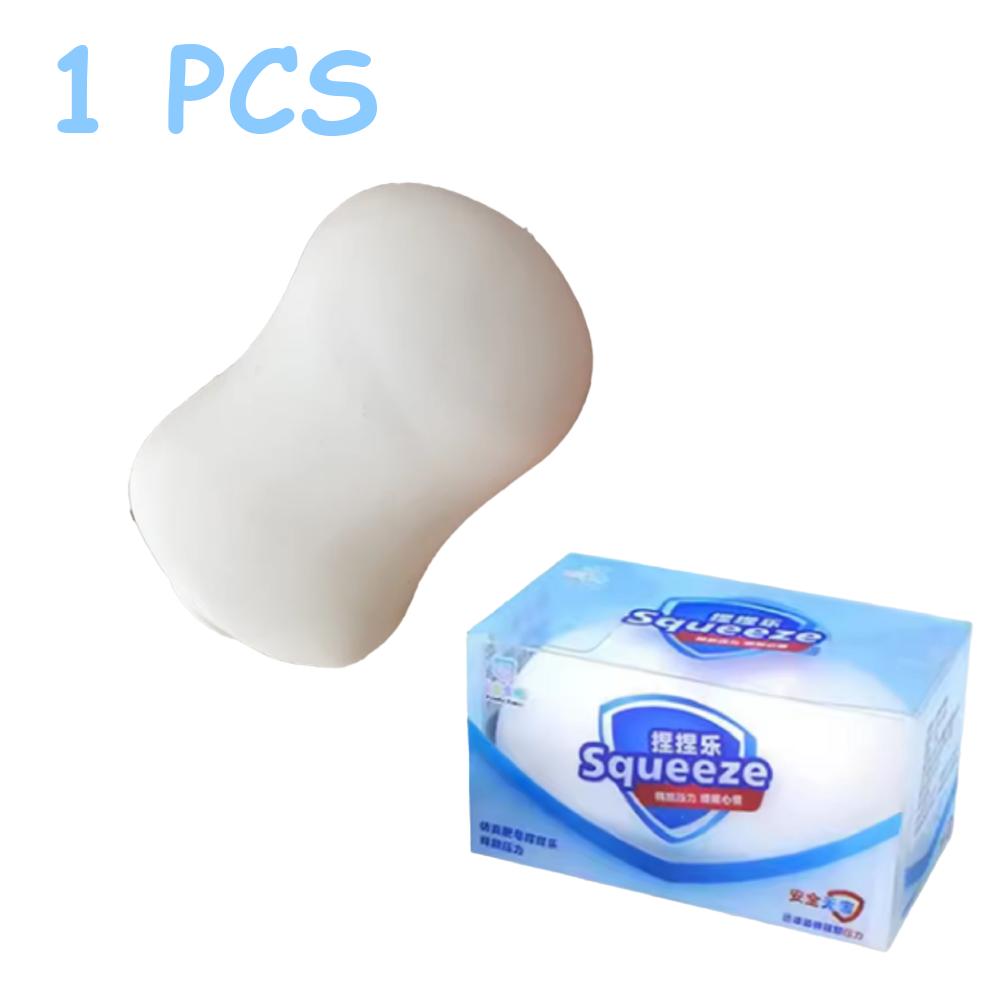 1-12PCS Soap Ball Squishy Soap Stress Ball Fidget Toy Crunchy Squeeze Ball Round Blocks Filled ASMR Anti Stress Toys Gift