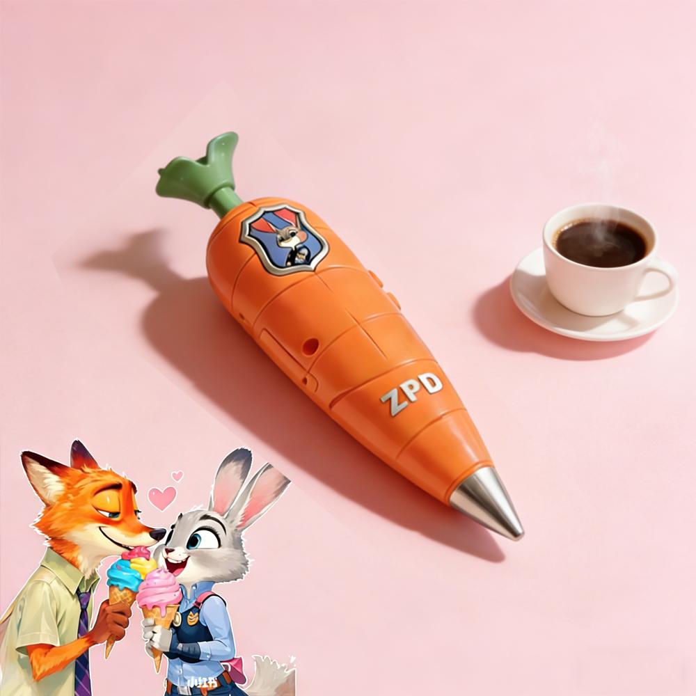 Heiß!  Zootopia 2 Judy Sprachrekorder Gary Antivenom Stift | 60S Mini-Rekorder | Gary 2-in-1 Film Cosplay Requisite Kindergeschenk
