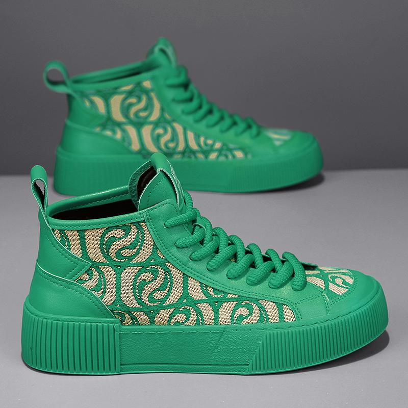 Μάρκα Μόδας Ψηλές Καμβάς Παπούτσια Ανδρικά Μόδα Πλατφόρμα Ανδρικά Βουλκανιζέ Παπούτσια Κινέζικα Ανδρικά Κόκκινα Καμβάς Αθλητικά Παπούτσια Σχεδιαστής Εσπαντρίγιες