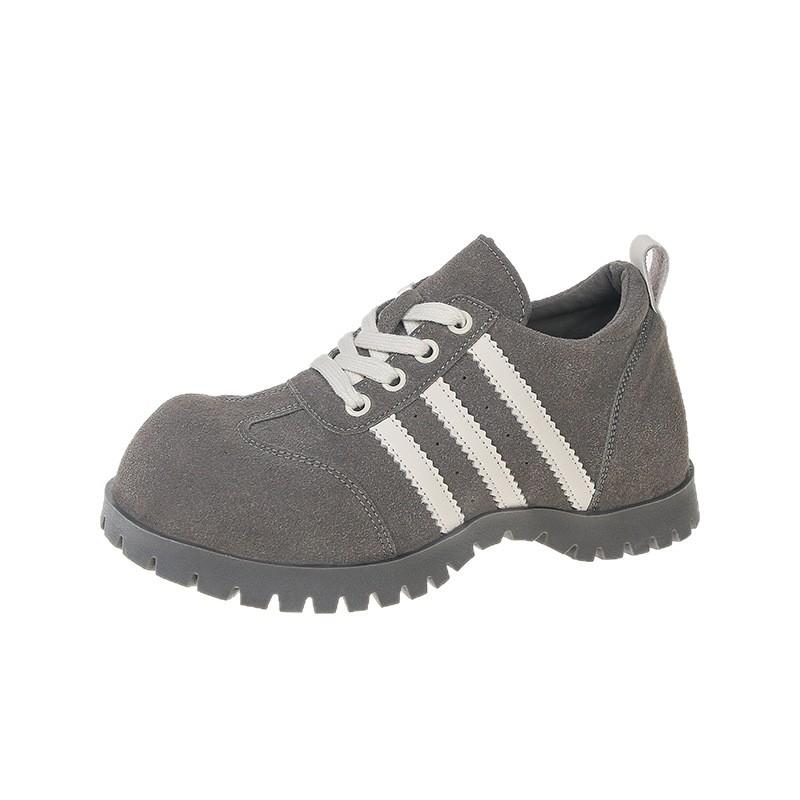 Suede flat-bottomed German training shoes women's 2025 new spring women's shoes popular versatile Forrest Gump shoes sports and leisure board shoes