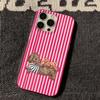 Striped Dachshund Phone Case For Iphone 171615 14 Plus 13 12 11 Pro Max 17Air Funda Mobile Protective Cover Coque