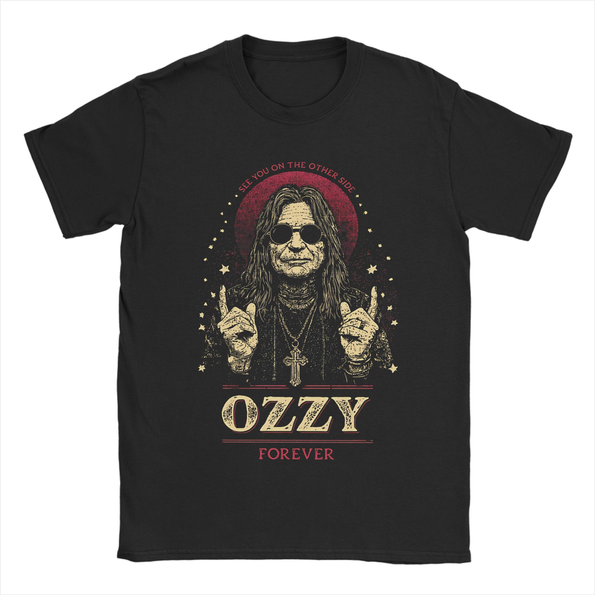 

Oversized T-Shirt Summer Ozzy Osbournes Hippie T Shirts 100% Cotton Tee Shirt for Man Y2K Casual Printed Short Sleeve Tees -... S разноцветный
