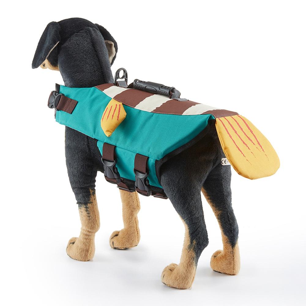 Pet Dog Summer Swimsuit Cute Cartoon Style Reflective Life Jacket