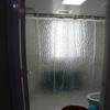 1PCS 180x180cm 3D Bathroom Bath Shower Curtain Transparent Thicker Waterproof Curtain