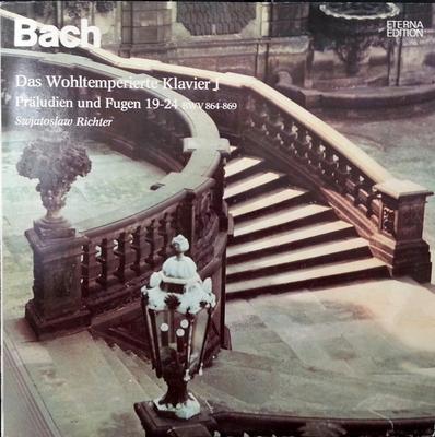 LP Record JOHANN SEBASTIAN BACH  SVIATOSLAV   Das Wohltemperierte Klavier I  Pra 826604 ETERNA 1975 Germany Classical Used