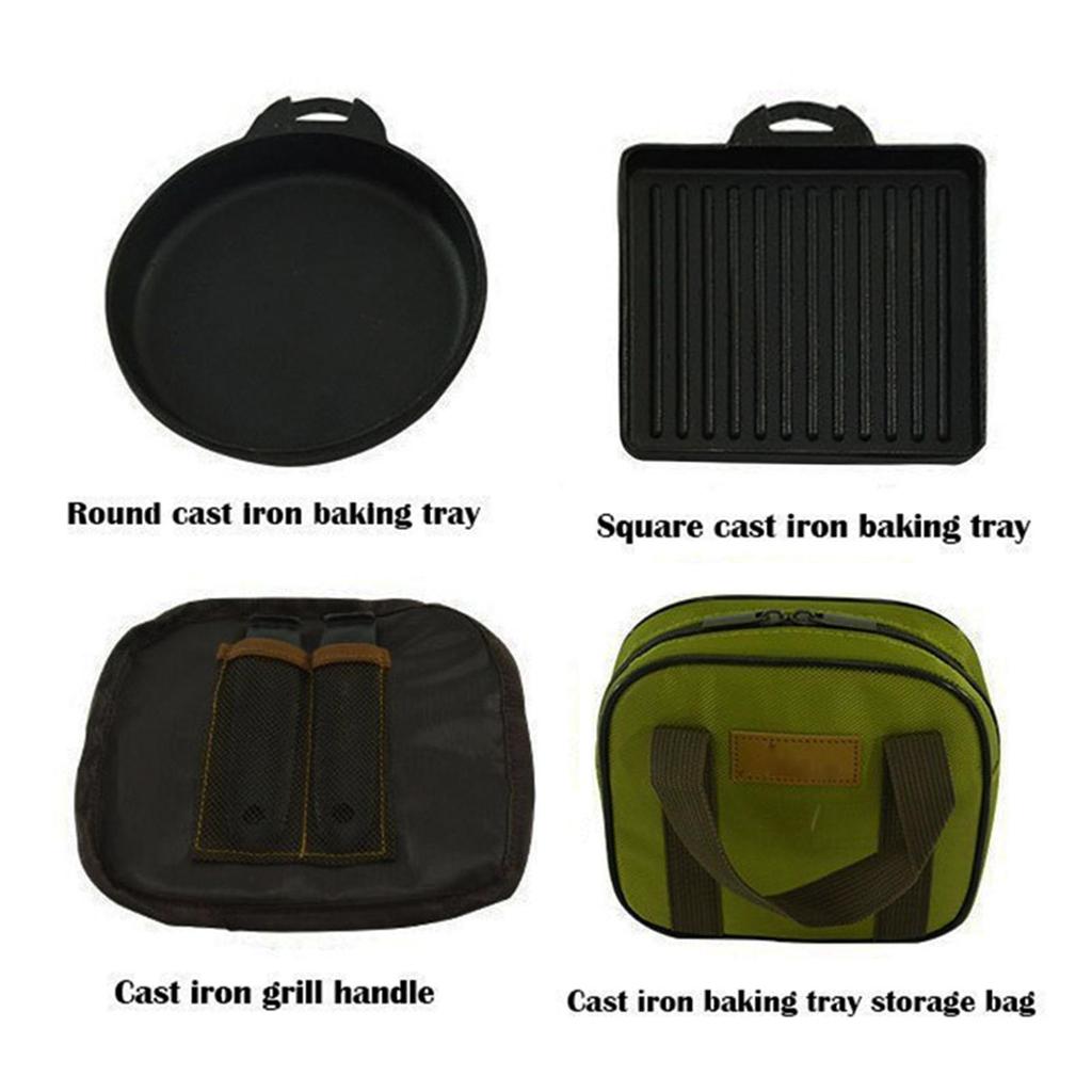 Buy Camping Cookware Frying Pan Detachable Handle NonStick Pot at affordable prices — free