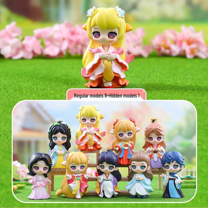 

Kunlun Девятихвостая лиса Сюрприз-бокс - Подарок на день рождения, украшение для мальчиков и девочек Random one