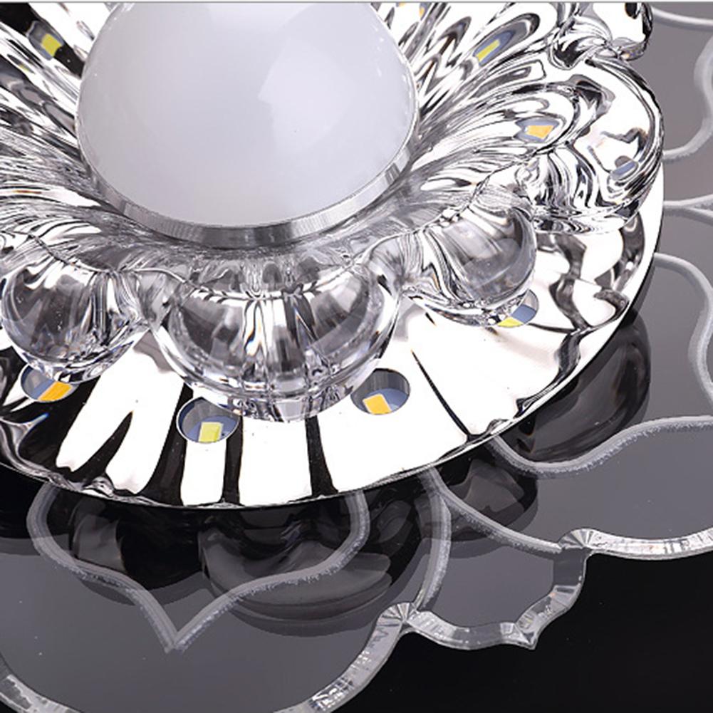 Modern LED Ceiling Light Crystal Ceiling Lamp Easy Installation Ceiling Spotlights for Corridor Porch Balcony Indoor Lighting
