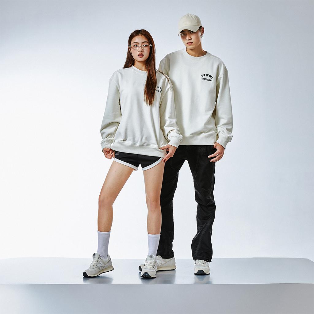 New Balance 574 Rok Smoka - Beżowo-białe Sneakersy Unisex Kremowe U574LS2