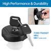Car Fuel Tank Filler Cap Black Tank Covers With 2 Keys 4411620 For Ford TRANSIT MK7 2006 2007 2008 2009 2010 2011 2012 2013 2014