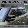 Jishi 01 Car Rain Guard: Wide & Thick Semi-Transparent Visor