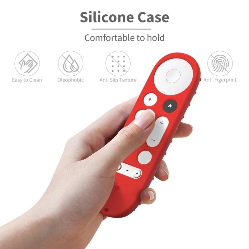 Silicone Protective Cover Case For TV Streamer 4K TV 2024 Remote Case NonSlip Skin Cover Protector Precise Cutout
