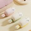 Lint Roller with Integrated Storage Box Cartoon Cat Design No Damage Pet Hair Lint Pilling Remover Reusable Cleaning Tool
