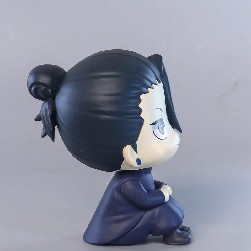 10CM Anime Jujutsu Kaisen Geto Suguru High School Satoru Gojo Look Up Sitting Cute Q Version Model Toy High Quality Gift Action Figure