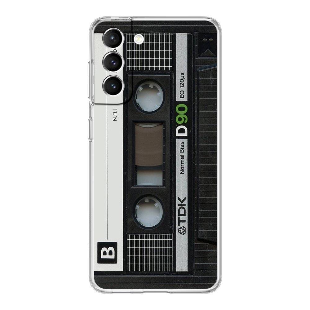 Phone Case For Samsung Galaxy S25 S24 S23 FE S22 Ultra S20 S21 5G S10 Plus S10E Soft Clear Cover vintage Cassette Tape