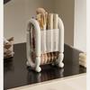 Makeup Brush   Cosmetic Brush Holder Stand with Compartments for Eyebrow Pencil Lipstick Makeup Brush Pen Storage