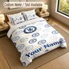 3Pcs Bedding Set Custom Name Text, 1 Sheet 2 Pillowcases Home Bed DecorChelsea FC