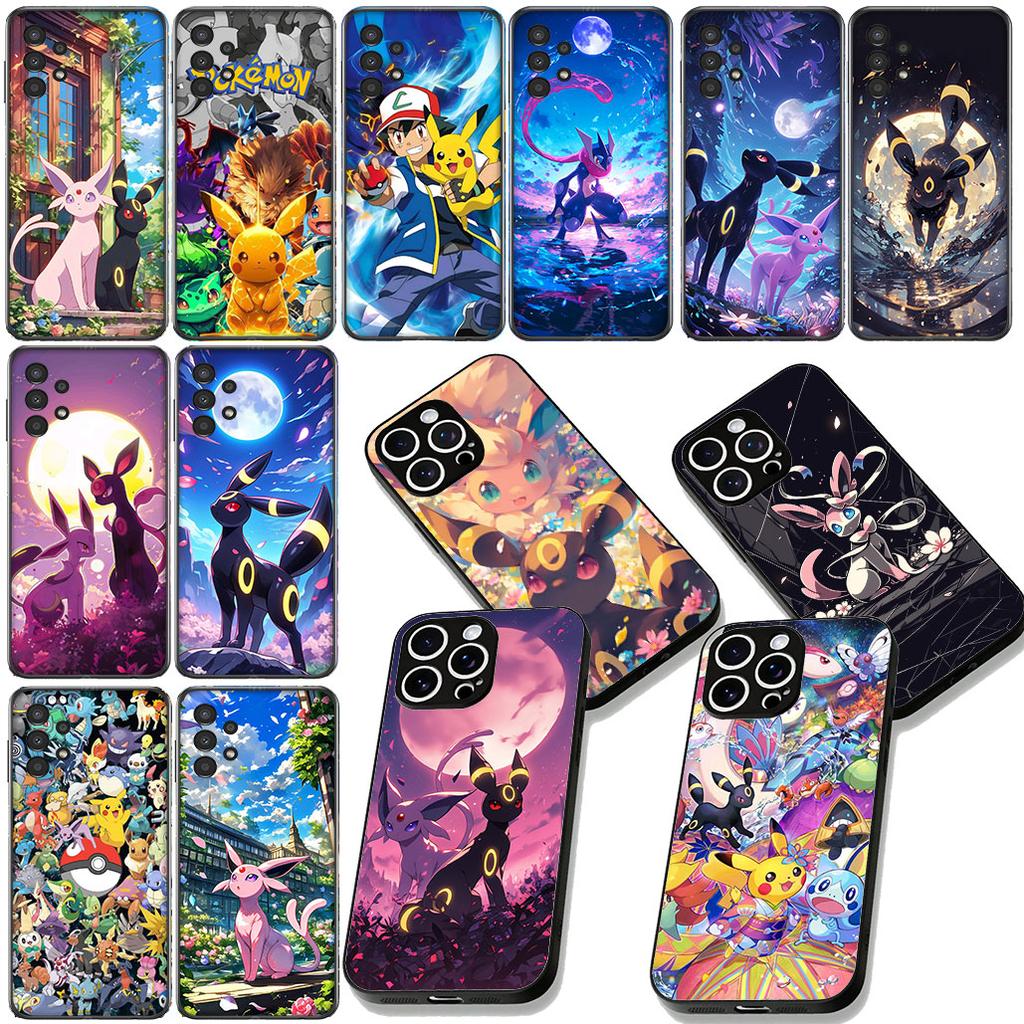 Espeon P-Pokemons Umbreon P-Pikachus Phone Cover for Xiaomi Redmi Note 12 11 10 A3 Pro 10A 10C 12C Note12 5G Protective Case