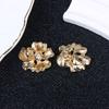 10Pcs Alloy Rhinestone Flower For Diy Jewelry Handmade Craft Making For Hairpin Clothing Bag Decor Accessories
