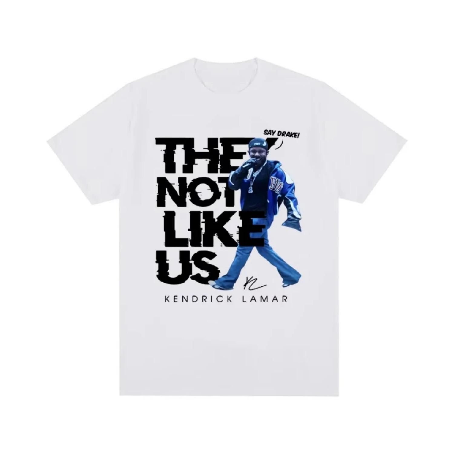 

Kendrick Lamar Say Drake They Not Like Us T Shirts Men Women High Quality Fashion Hip Hop Oversized T Shirt Cotton T-shirts XXXXXL чорний