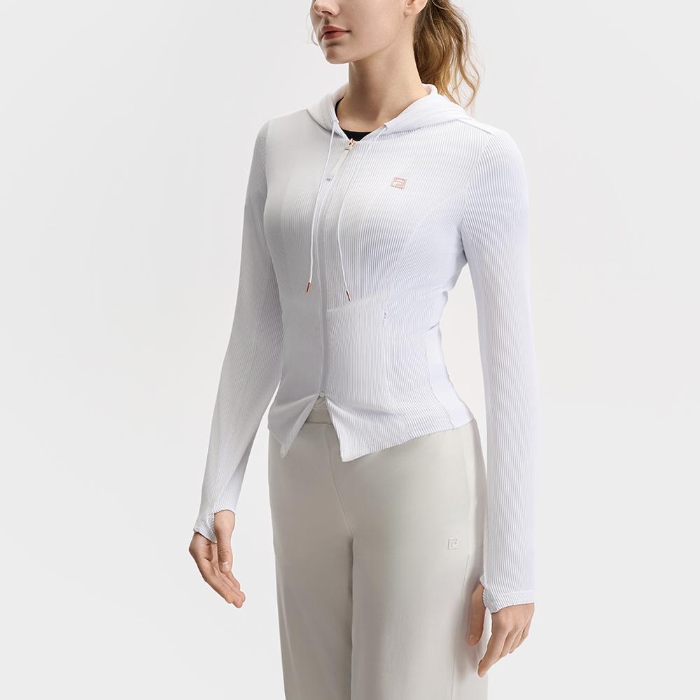 New FILA Fitness Jackets Coats Women's Jade White A11W521501F-WT