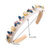 Elegant HighSkull Hairband Butterfly Studded Foam Headband Women Party Hairhoop