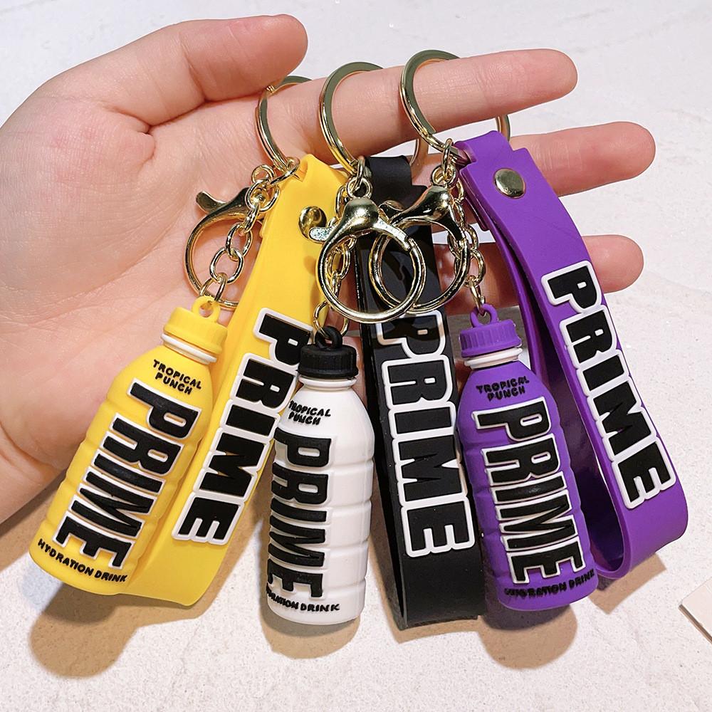 Creative Prime Energy Drink Bottle Keychain Silicone Cartoon Design For All Occasions