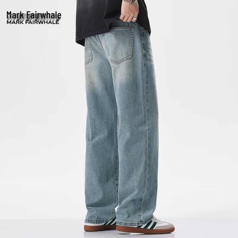 Mark Fairwhale Men's Loose Straight Leg Jeans