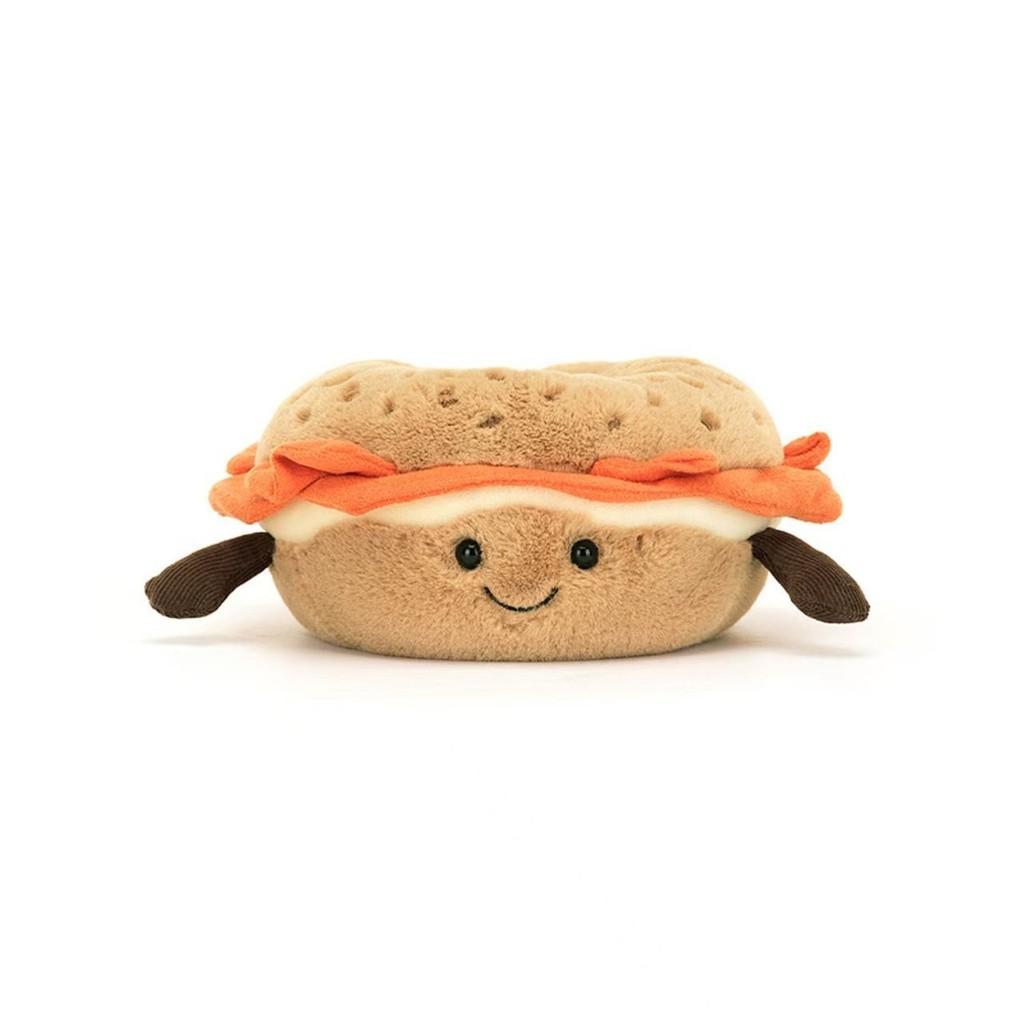 Rainbow Jellycat Amuseables Whale Plush Doll With Embroidery Design For Gift