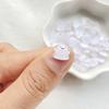 50Pcs Cute Mini Cartoon Halloween Ghost Series Flat Back Rhinestone Bead Scrapbook DIY Manicures Appliques Accessories Crafts