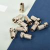 10 Pcs Metal Twist On Rg6 F Type Coaxial Cable Connector Plugs For Tv Satellite