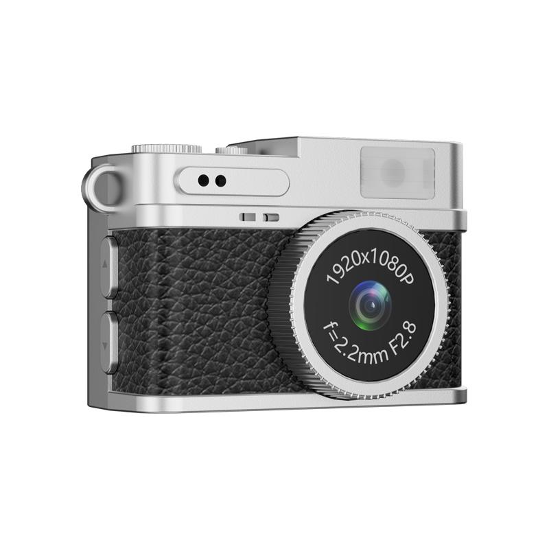 New S150 Super Mini Camera 0.96inch IPS Color Screen 1920x1080p Portable Pocket Cam Classic Design LED Fill Light Retro Small Camera Ornament