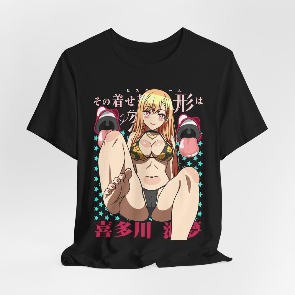 Waifu Kitagawa Anime Graphic T-Shirt Tee Tops - Unisex Jersey Short Sleeve Shirt, Otaku Gift,