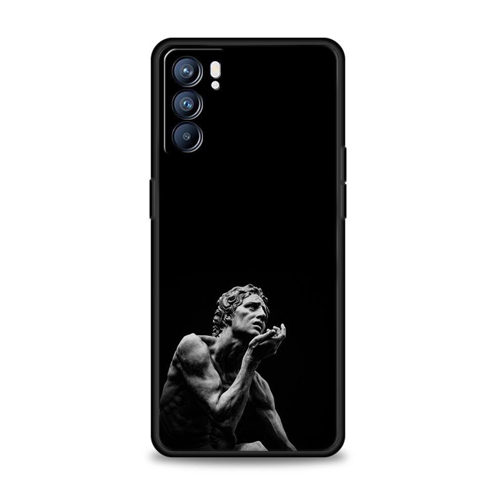 Ancient greek sculpture Phone Case For Oppo A54 A53 A52 A15 A95 A16 A78 A79 A80 A98 4G Find X5 X6 Reno10 12 13 F Pro 5G Cover