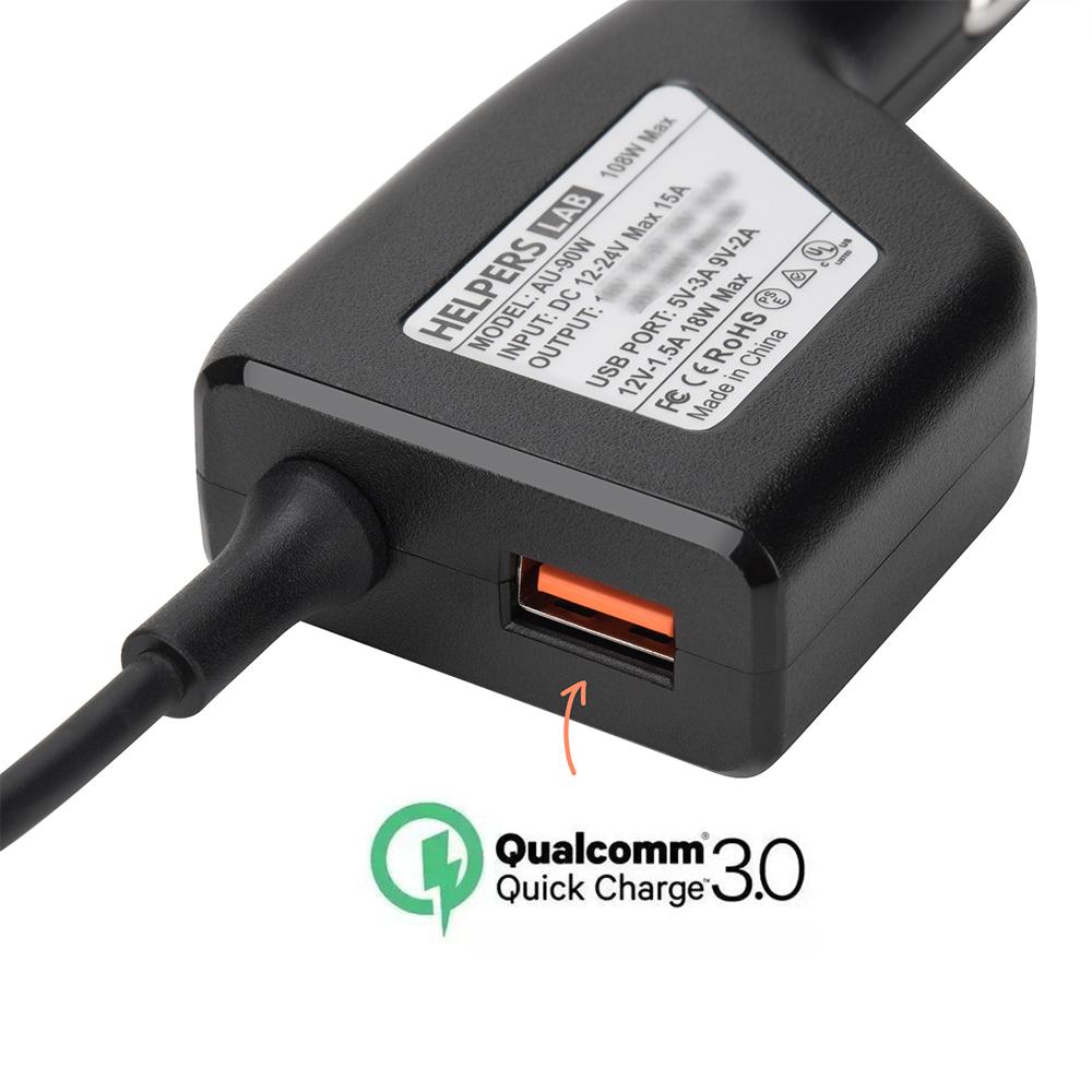Car Charger for Panasonic Toughbook CF-P1 CF-R1 CF-R2 CF-T1 CF-W2 CF-W2A CF-W2D CF-Y2 CF-Y4 TOUGHPAD FZ-G1 Laptop DC Adapter