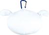 T's Factory Shin-chan Plush Toy with Carabiner, Zipper Mascot, White, KS-5541468SI