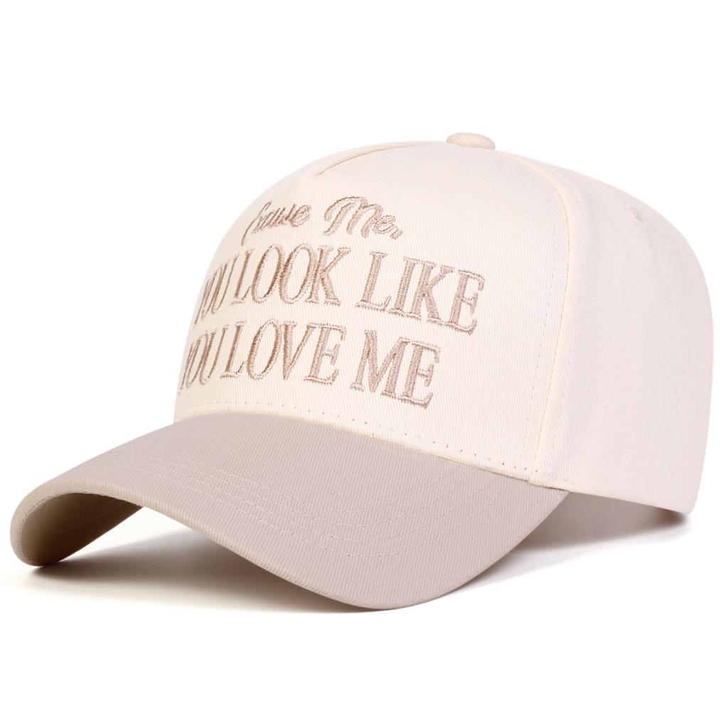 Men Letter Embroidered Patchwork Baseball Cap Outdoor Adjustable Sunscreen Leisure Hat Spring Autumn Travel Tourism Beach Vacation