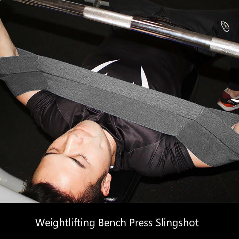 Gym Weightlifting Resistance Band Bench Press Sling Elastic Support for Elbow Fitness Training